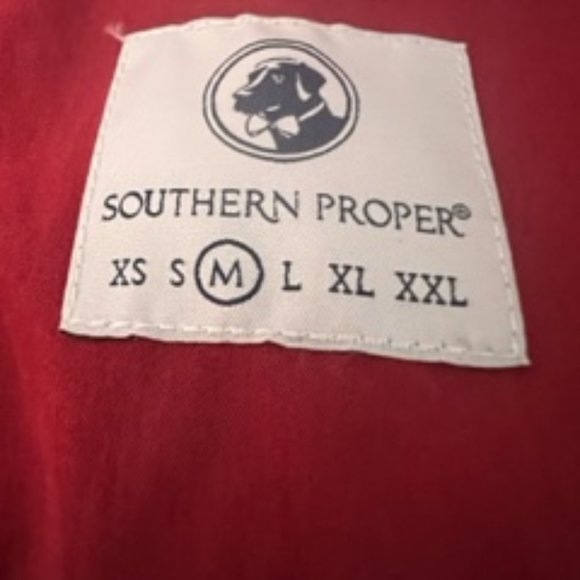 Southern Proper medium windbreaker  blue and red NWT - Picture 3 of 6